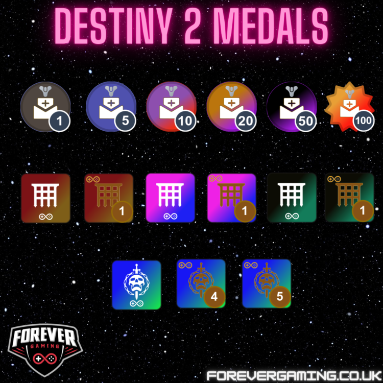 Destiny 2 Medals - 2